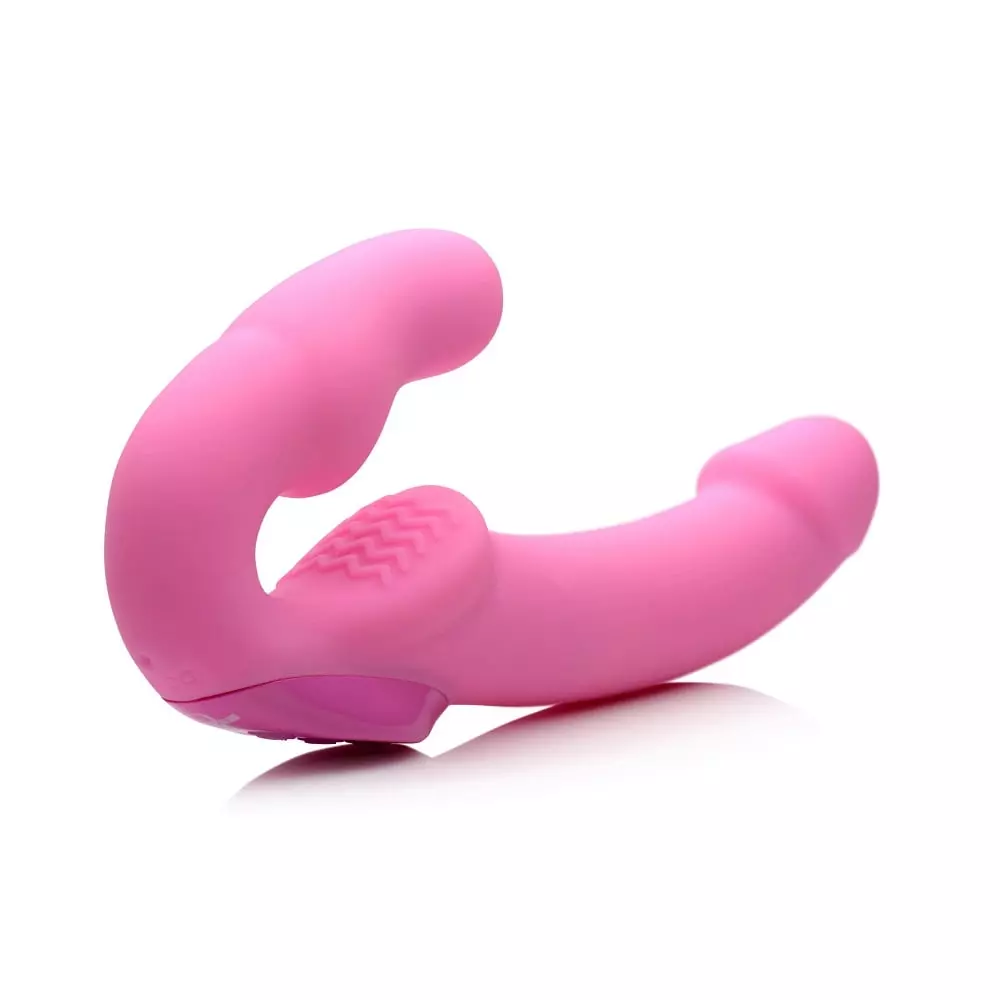 Strap U Urge Silicone Strapless Strap-On with Remote In Pink